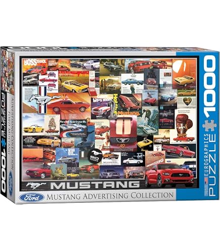 Amazon.com: Ford Mustang 50 Years : Eurographics: Toys & Games